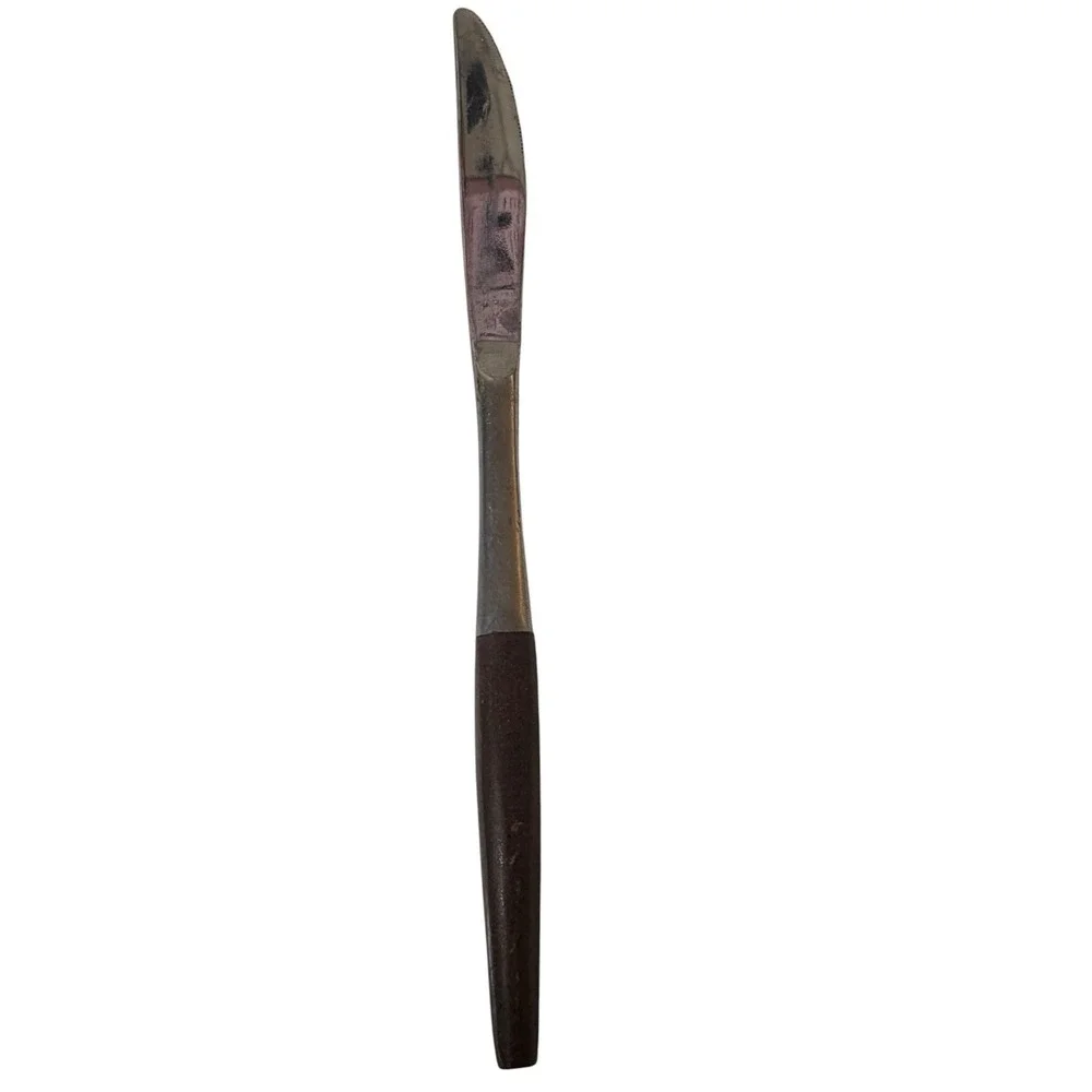 Interpur INR2 Stainless Brown Synthetic Wood Handle MCM Flatware Knife